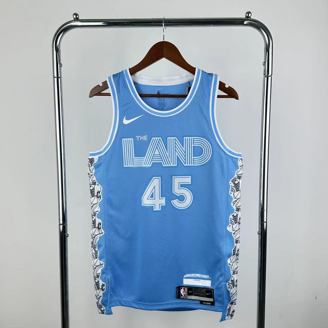 25th season Cavaliers City Edition 45 # Mitchell S-XXL