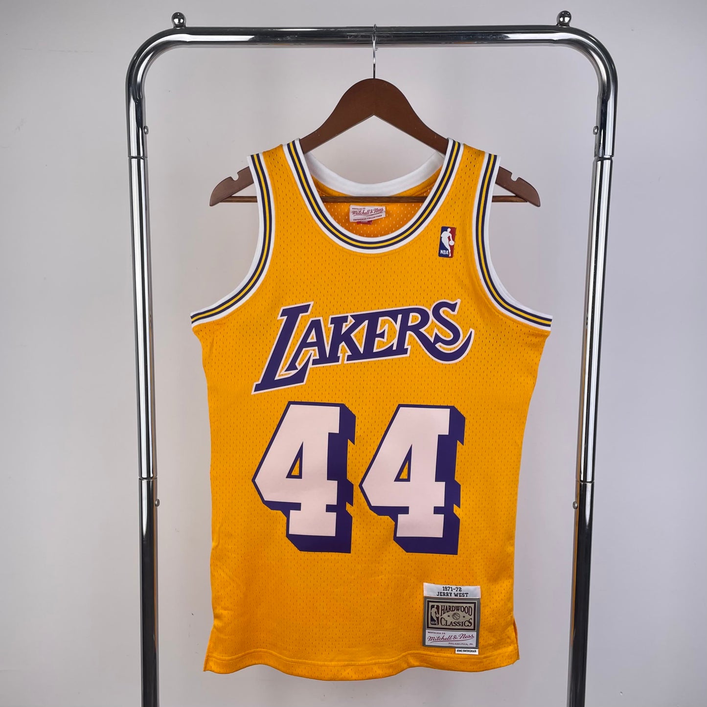 MN Heat Pressed Vintage Jersey: SW Lakers 71/72 Season 44 # West