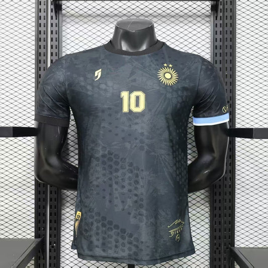 2026/27 Argentina Special Edition Dark Grey Maradona#10 Player Version Football jersey S-3XL