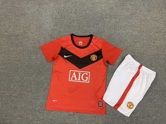 Retro Kids 09/10 Manchester United home size: 16-28