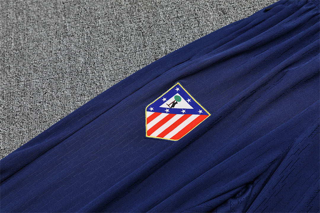 /26 Atletico Madrid Blue Half Pull Training Suit (Adults&amp;Kids)8