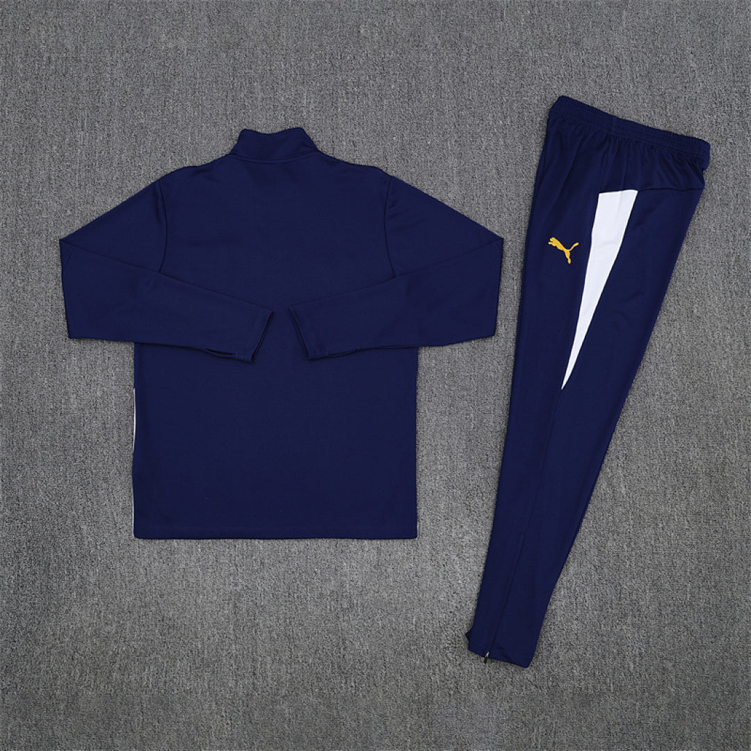 /26 Portugal Royal Blue Half Pull Training Suit (Adults&amp;Kids)7