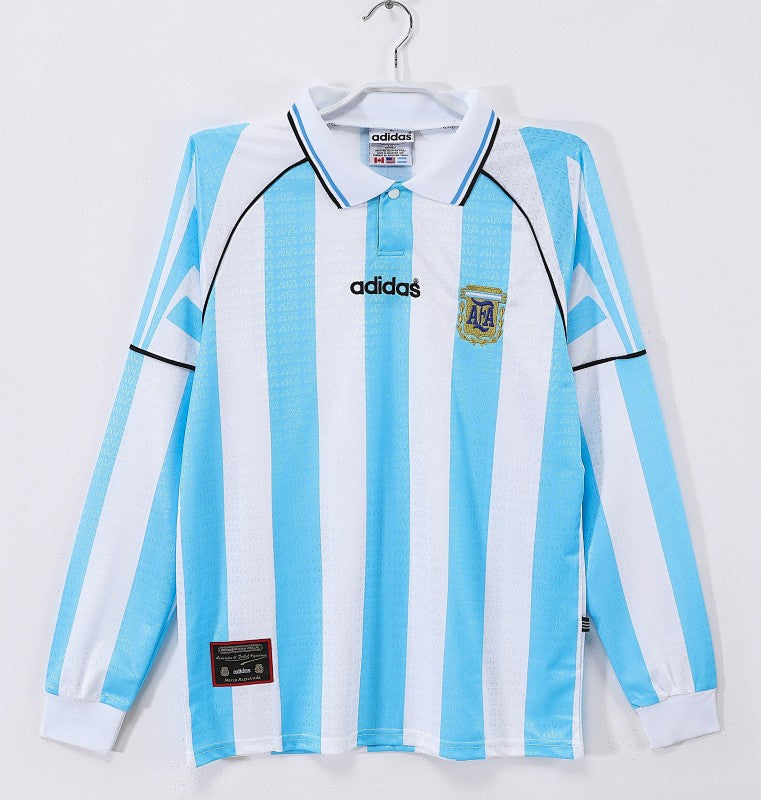 Retro 1996/97 Argentina home long-sleeved shirt S-XXL7