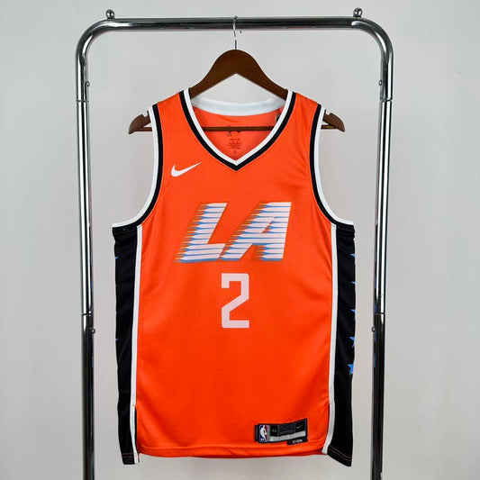 26th Los Angeles Clippers City Edition 2#Leonard NBA Jersey S-XXL