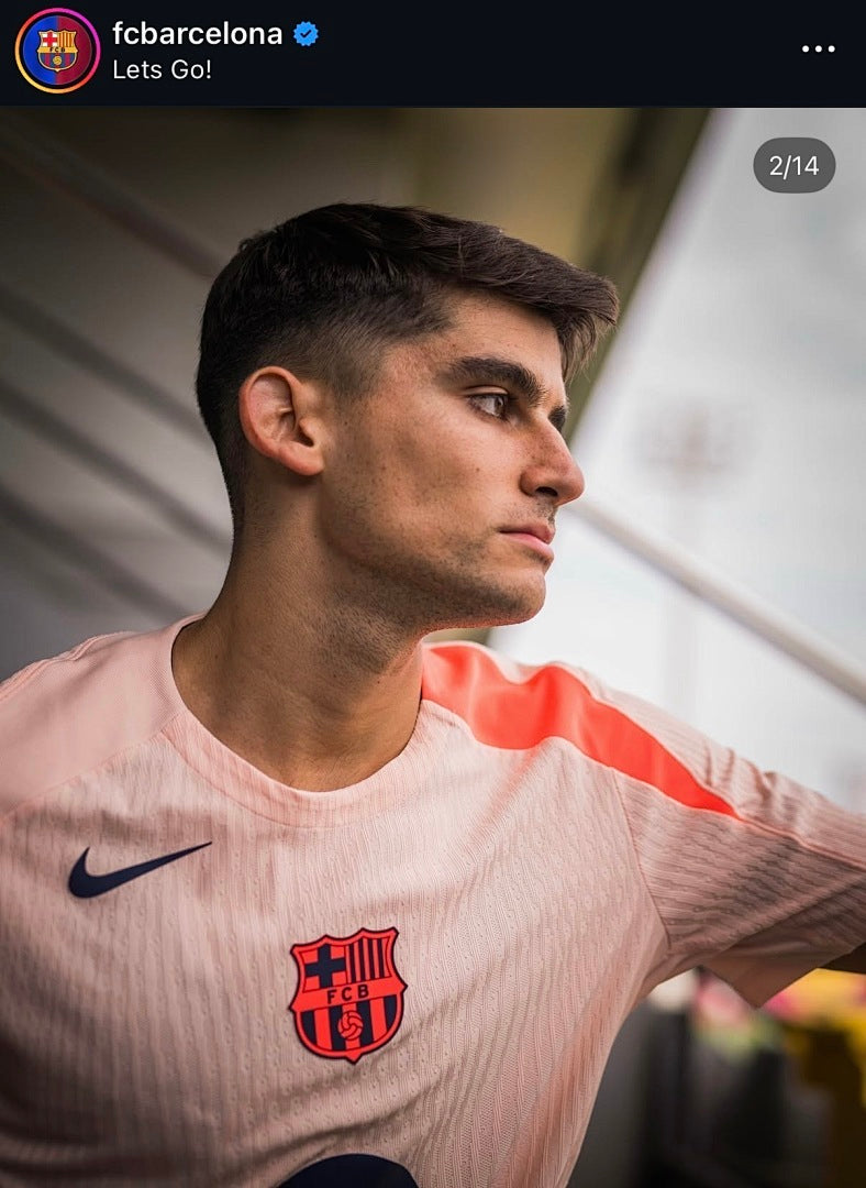 /26 Barcelona Training Uniform (Pink) Player Edition S-3XL6