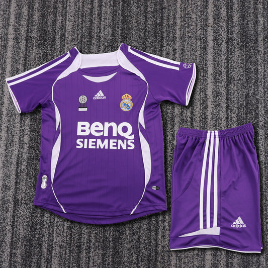 Retro Kids 2006/07 Real Madrid away&amp;Size16-28