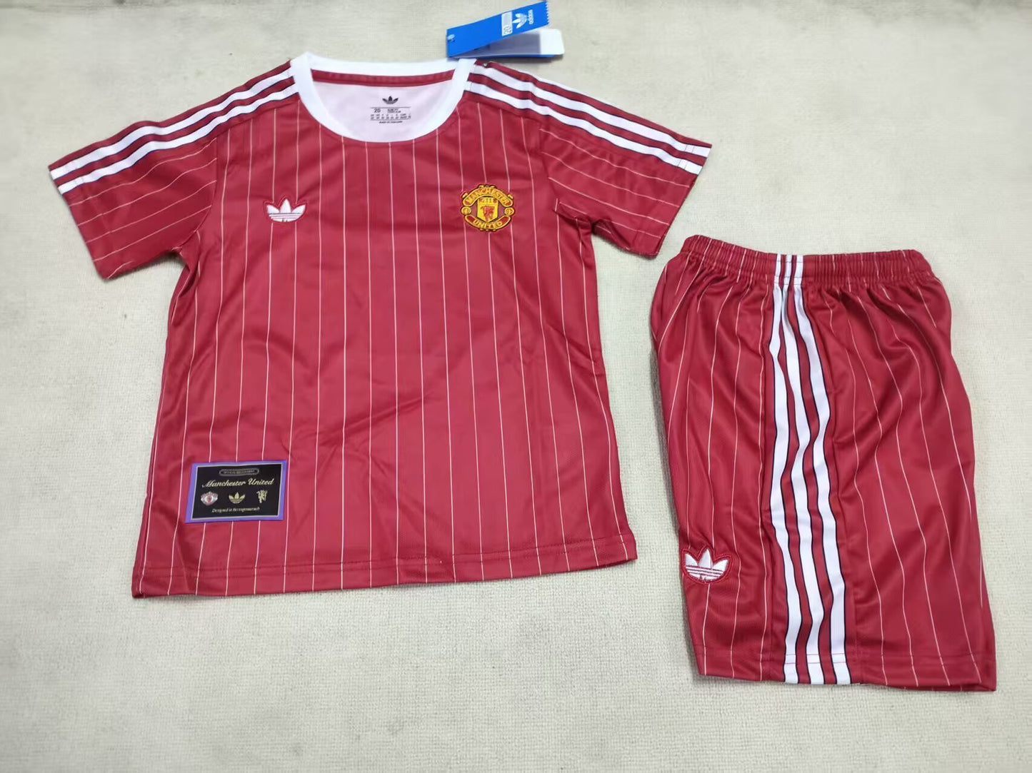 2026/27 Kids Manchester United Retro Edition Soccer Jersey&amp;Size 16-30