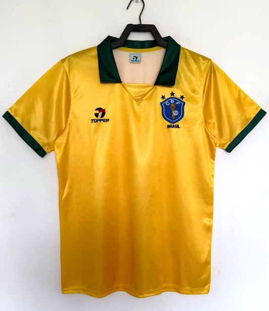 1988 Brazil home retro football jersey S-XXL