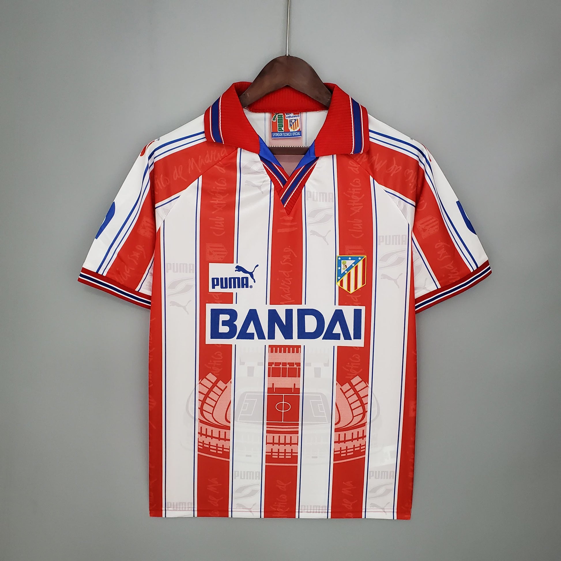 Retro Atletico Madrid 96/97 home S-XXL