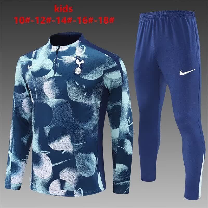 24/25 Kids # Tottenham Hotspur Blue [Camouflage] Size 10-18