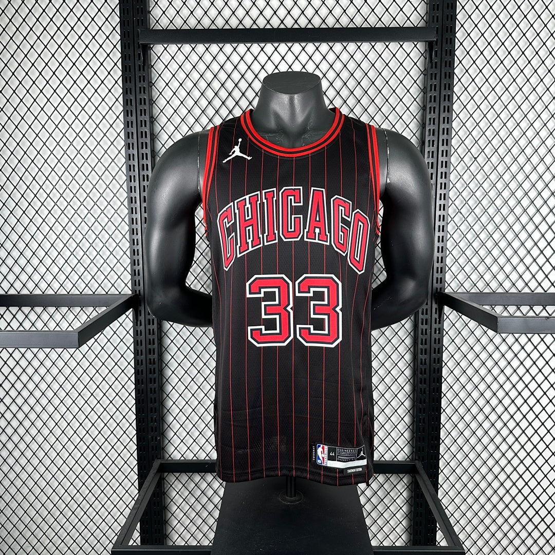 Season Chicago Bulls Flyers Limited Edition 33 # Pippen NBA jersey S-XXL4