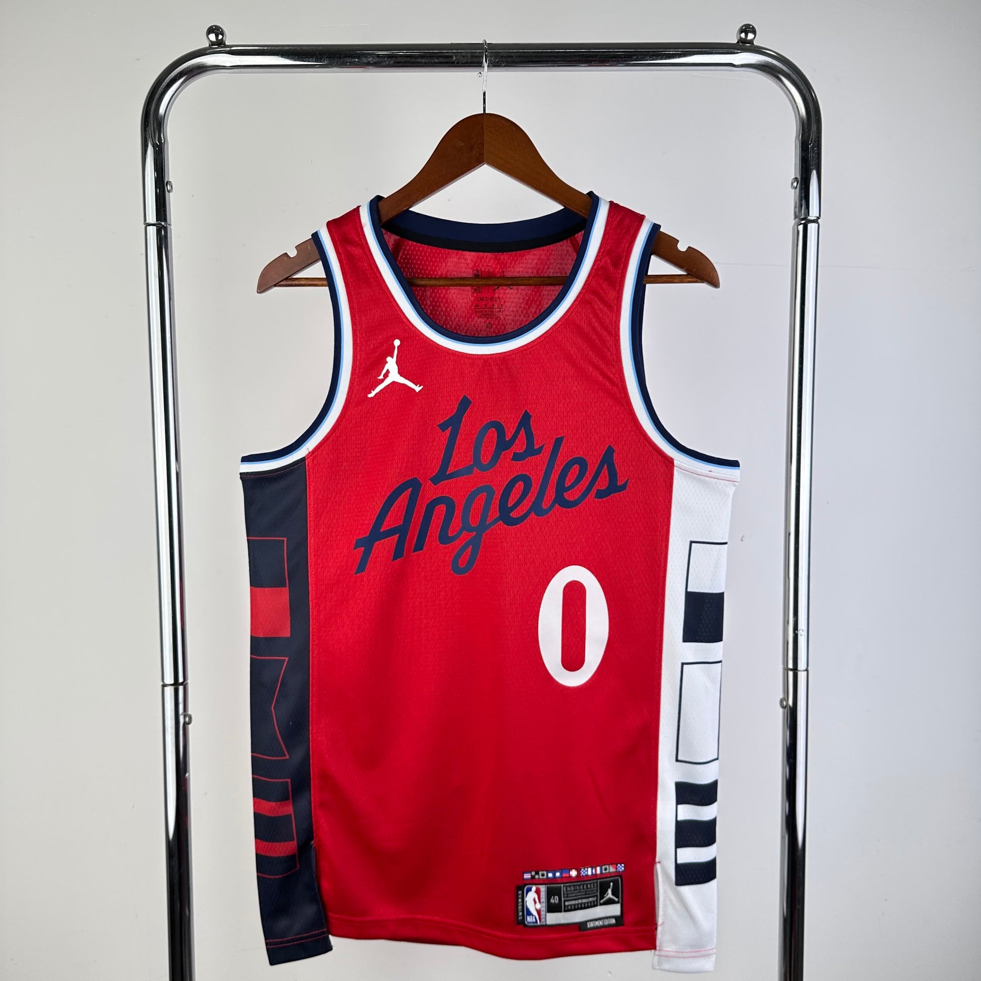 25 Season Clippers Flying Man Limited Red 0 # Westbrook
