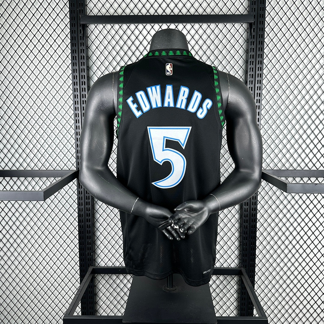 th Timberwolves Retro 5 # Edwards S-XXL8