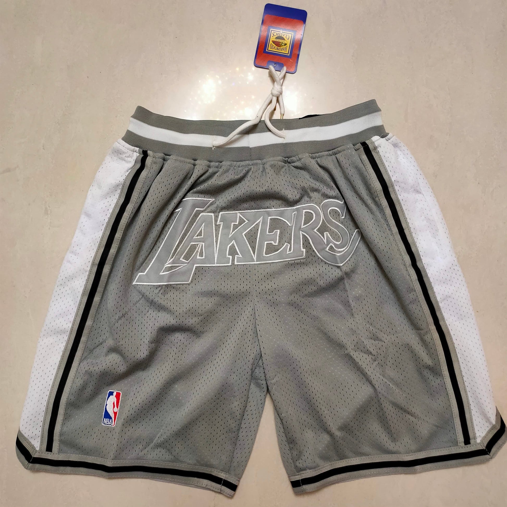 Lakers MVP Grey Pocket Shorts