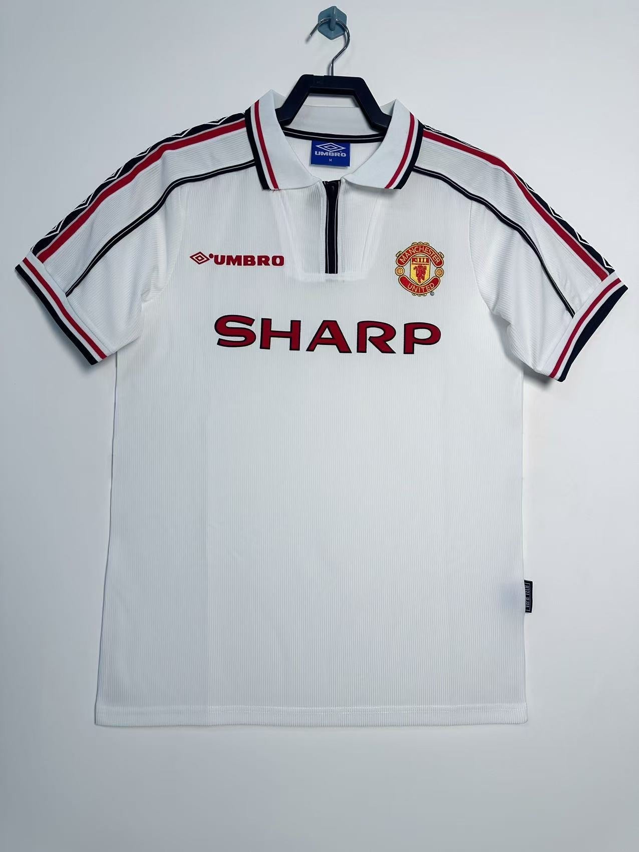 Retro 1998 Manchester United Commemorative Edition S-XXL