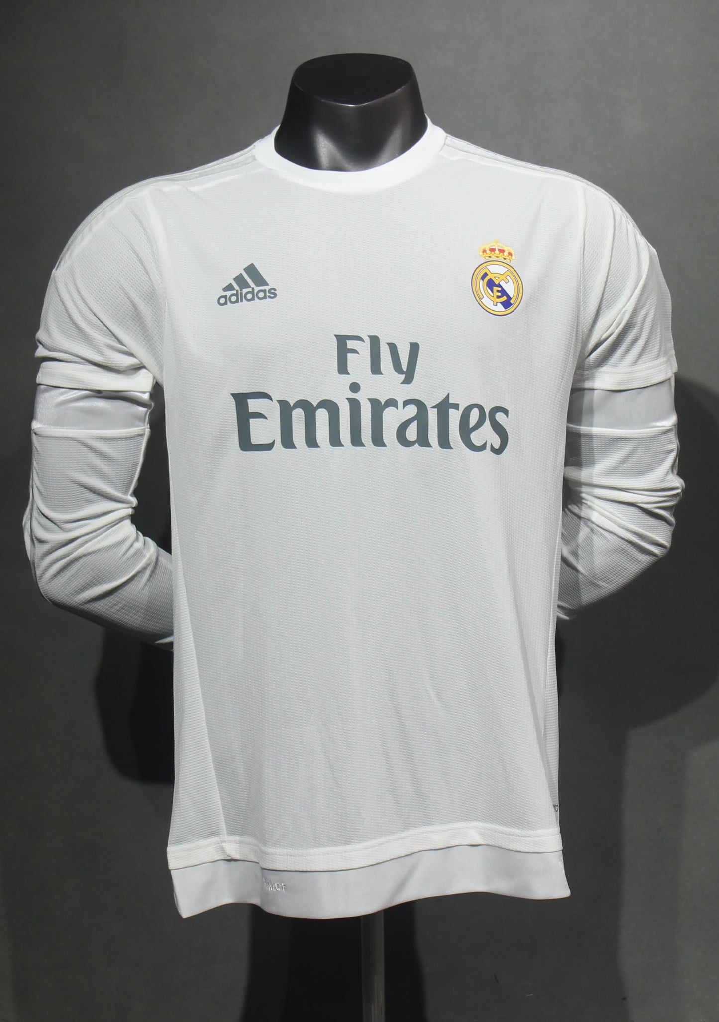 Retro 2015/16 Real Madrid Home Long Sleeve Player Edition S-3XL