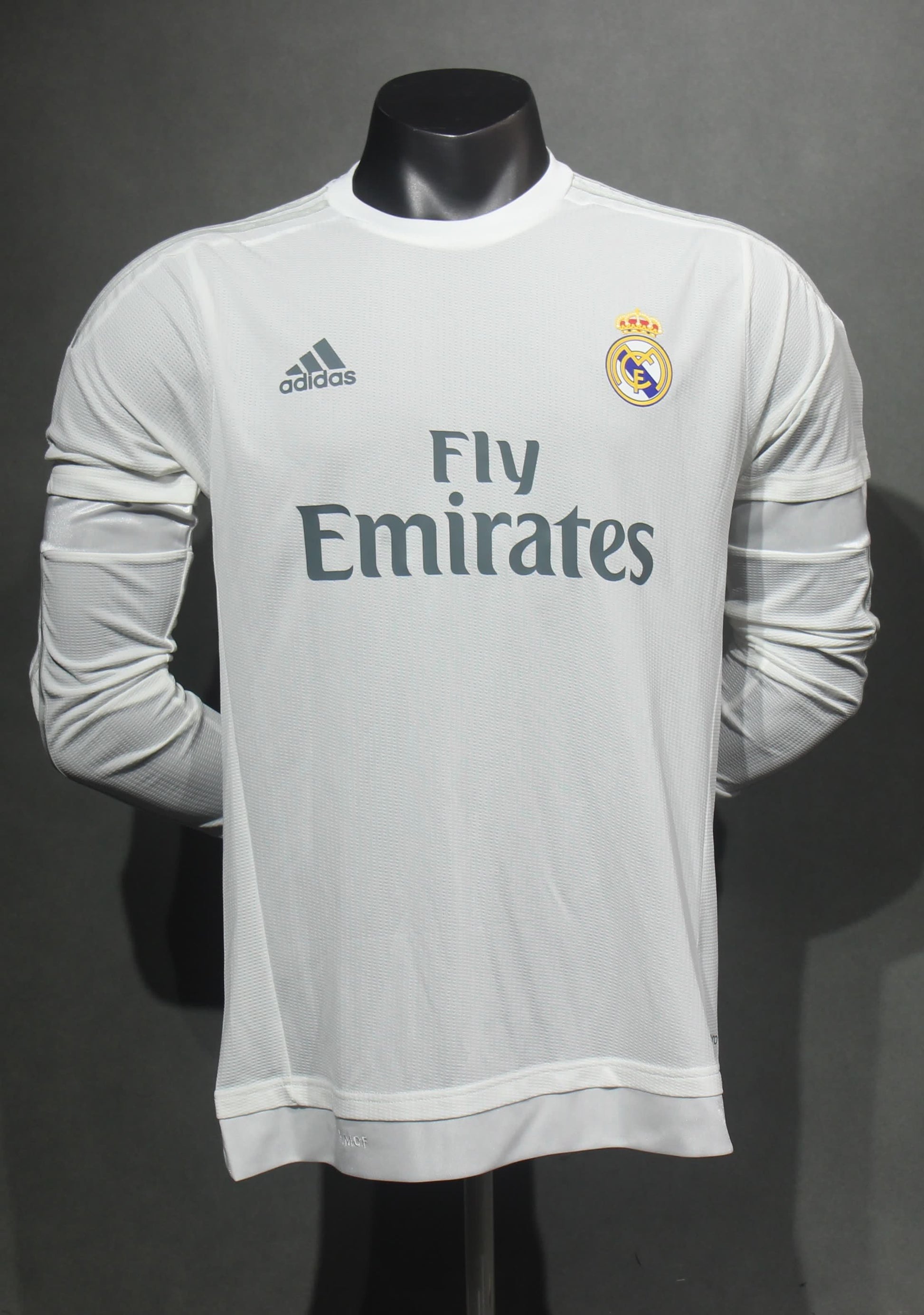 Retro 2015/16 Real Madrid Home Long Sleeve Player Edition S-3XL