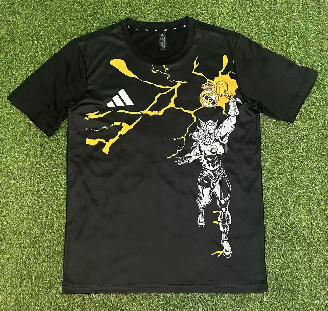 2025/26 Real Madrid x Marvel Black Special Edition S-XXL