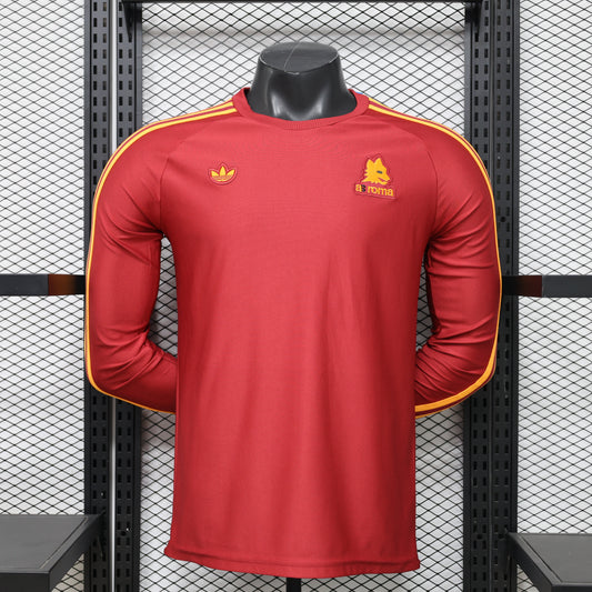 2026/27 Roma casual retro long sleeved player version Soccer Jersey S-3XL