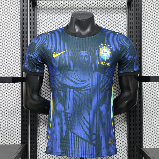 2026/27 Brazil Special Edition Blue Player Version Soccer Jersey S-XXL