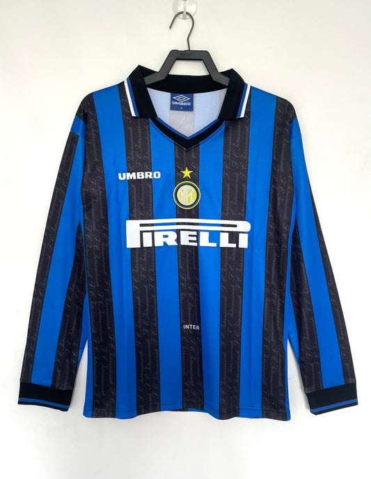 Retro 1997/98 Inter Milan home long sleeved S-XXL
