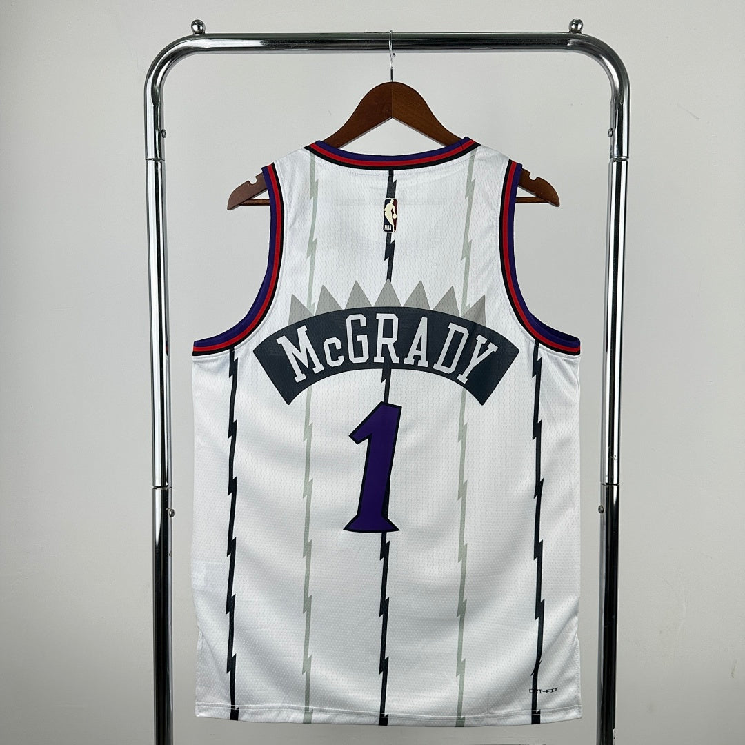 th season Raptors retro white 1 # McGrady S-XXL6