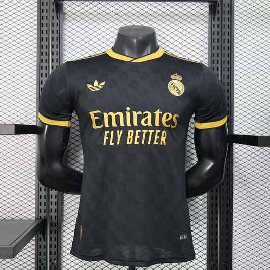 25/26 Real Madrid Special Edition Black Gold Player Edition S-XXL
