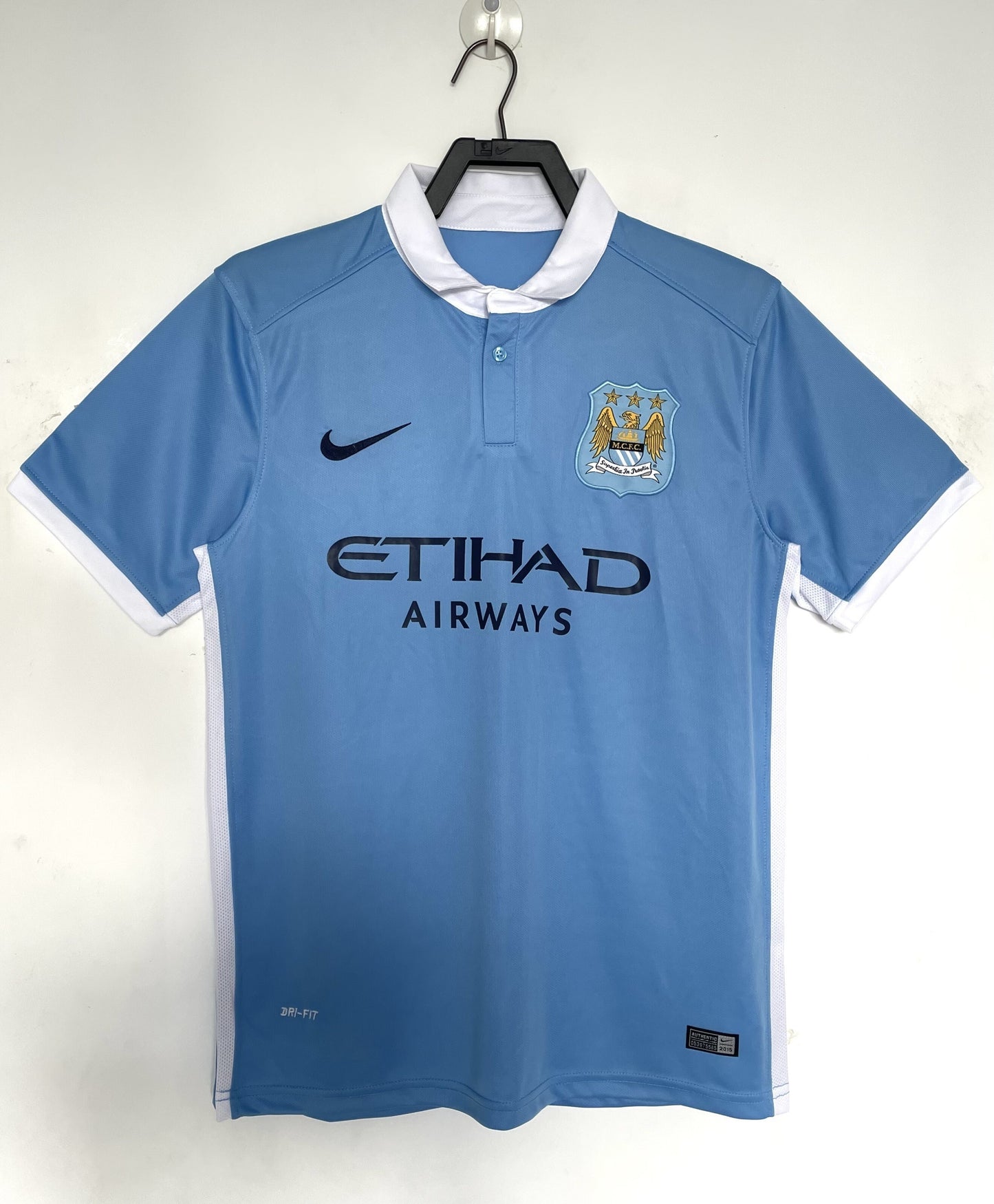 Retro 2015/16 Manchester City Home Yupoo Soccer Jerseys S-XXL