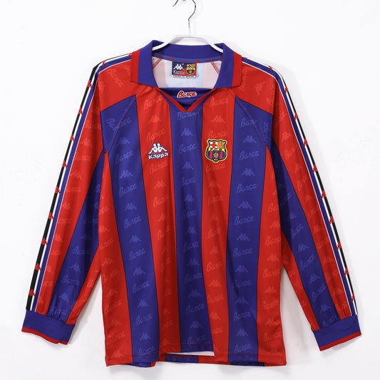 Retro 1995/97 Barcelona home long-sleeved shirt S-XXL