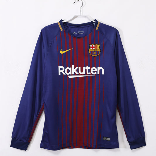 Retro 2017/18 Barcelona home long-sleeved shirt S-XXL6