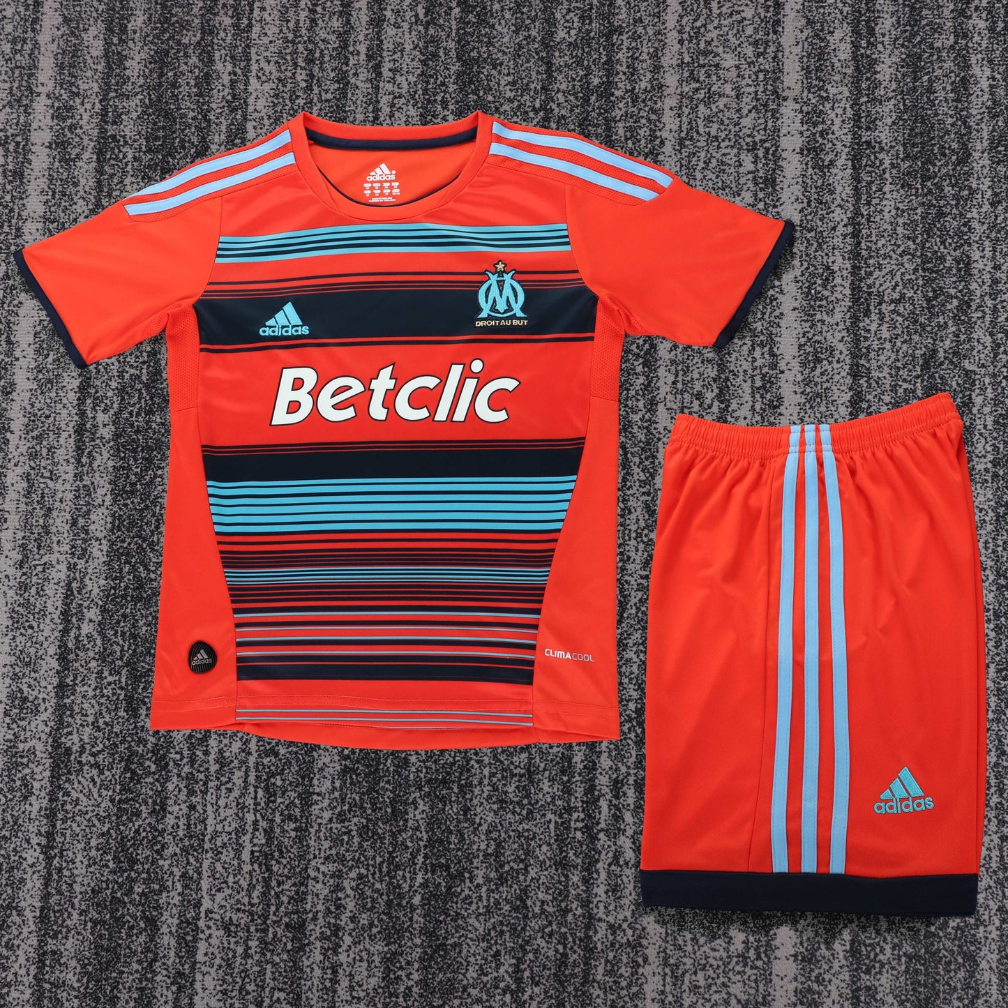 Retro Kids 2011/12 Marseille away football Jersey&amp;Size16-28