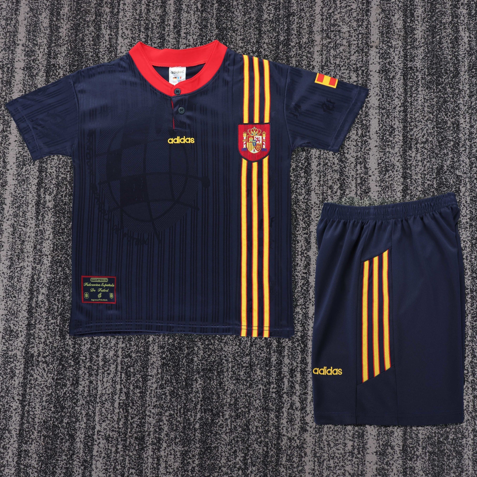 Retro Kids 1996 Spain away football Jersey&amp;Size16-28