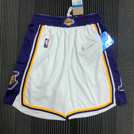 75th Anniversary Lakers White Shorts