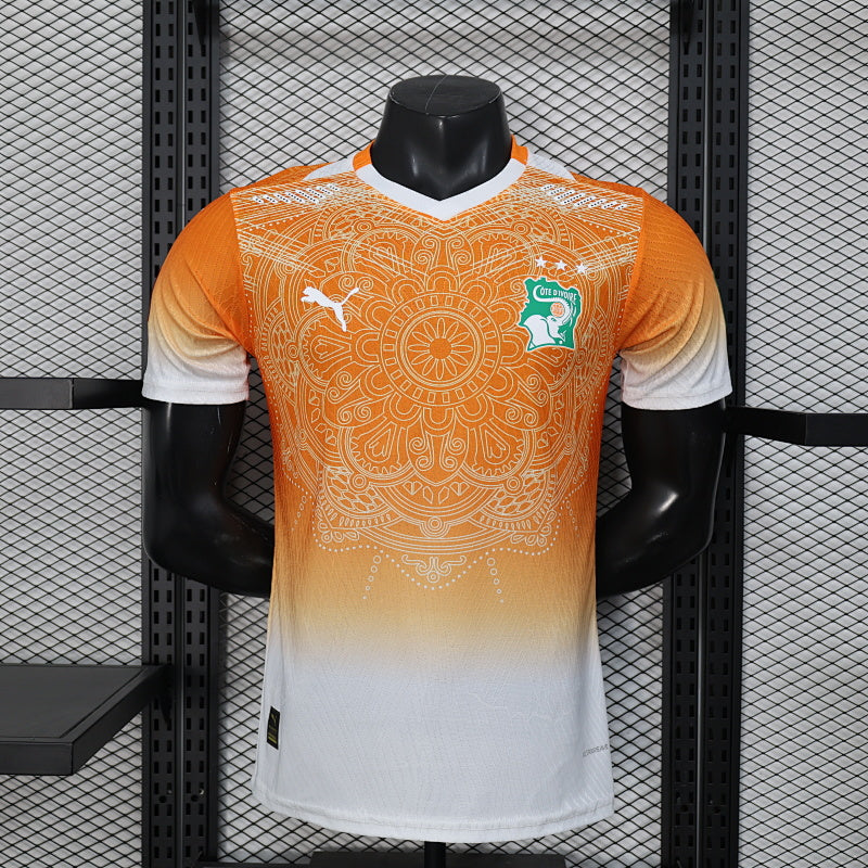 /27 Ivory Coast Special Edition Orange Player Edition Yupoo Soccer Jerseys S-XXL6