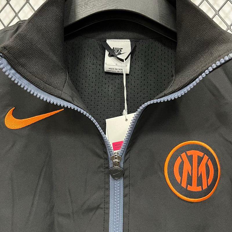 /26 Inter Milan Black Windbreaker S-3XL3