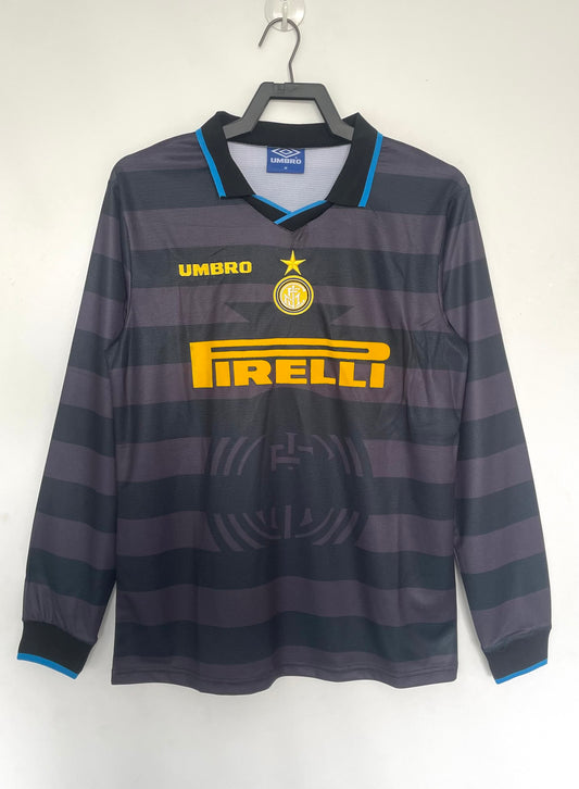 Retro 1997/98 Inter Milan Second away long sleeved S-XXL
