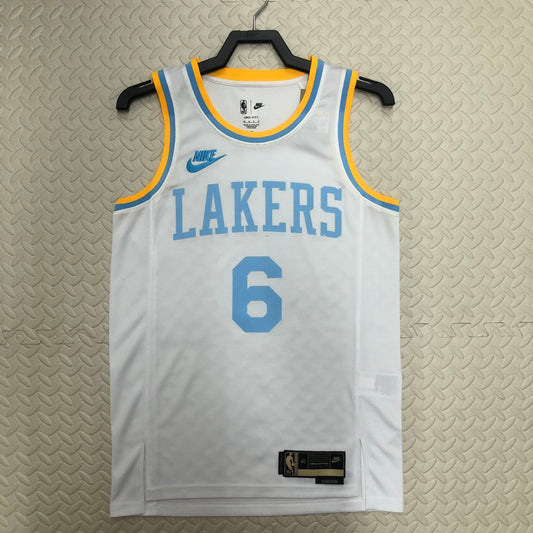 23 Season Lakers Vintage No. 6 James