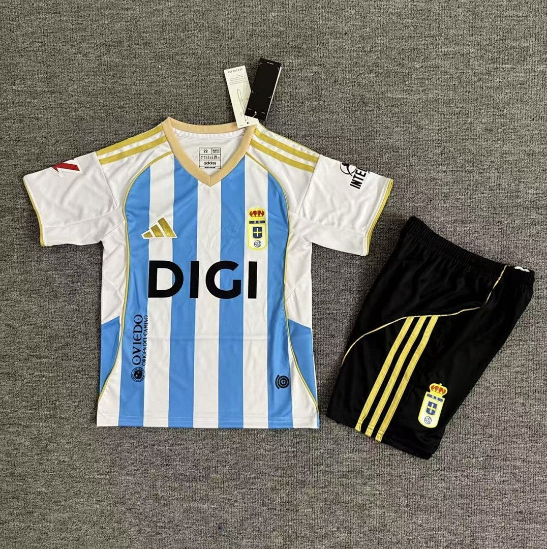 /26 Kids Oviedo Second away Yupoo Soccer Jerseys&amp;Size 16-283