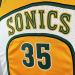 MN retro hot press jersey SW: Heat SuperSonics 07/08 season yellow 35 # Durant NBA Jersey S-XXL7