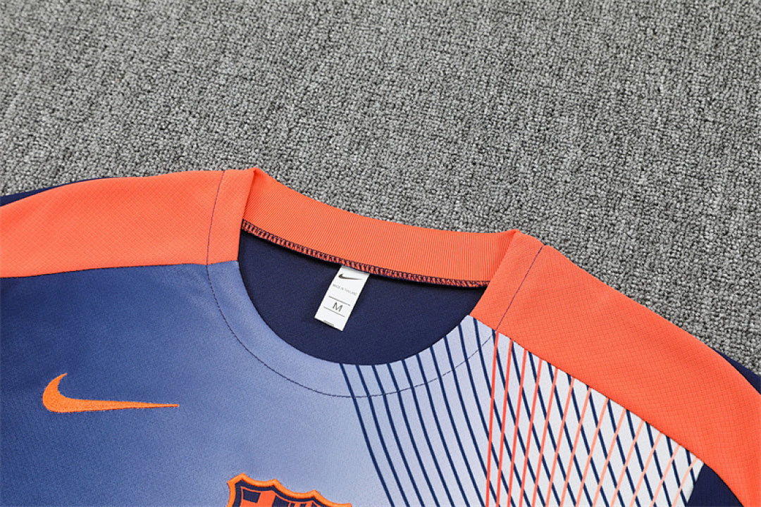 /26 Barcelona Royal Blue Training Suit (Adults and Kids)8