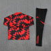 /26 Manchester United Red Black Half Pull Training Suit (Adults&amp;Kids)8