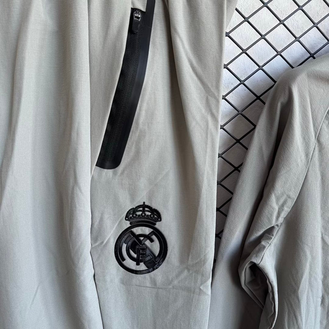 /26 Real Madrid Grey Windbreaker Set S-XXL6