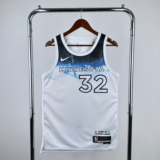 Season 25 Timberwolves City Edition 32#TOWNS S-XXL