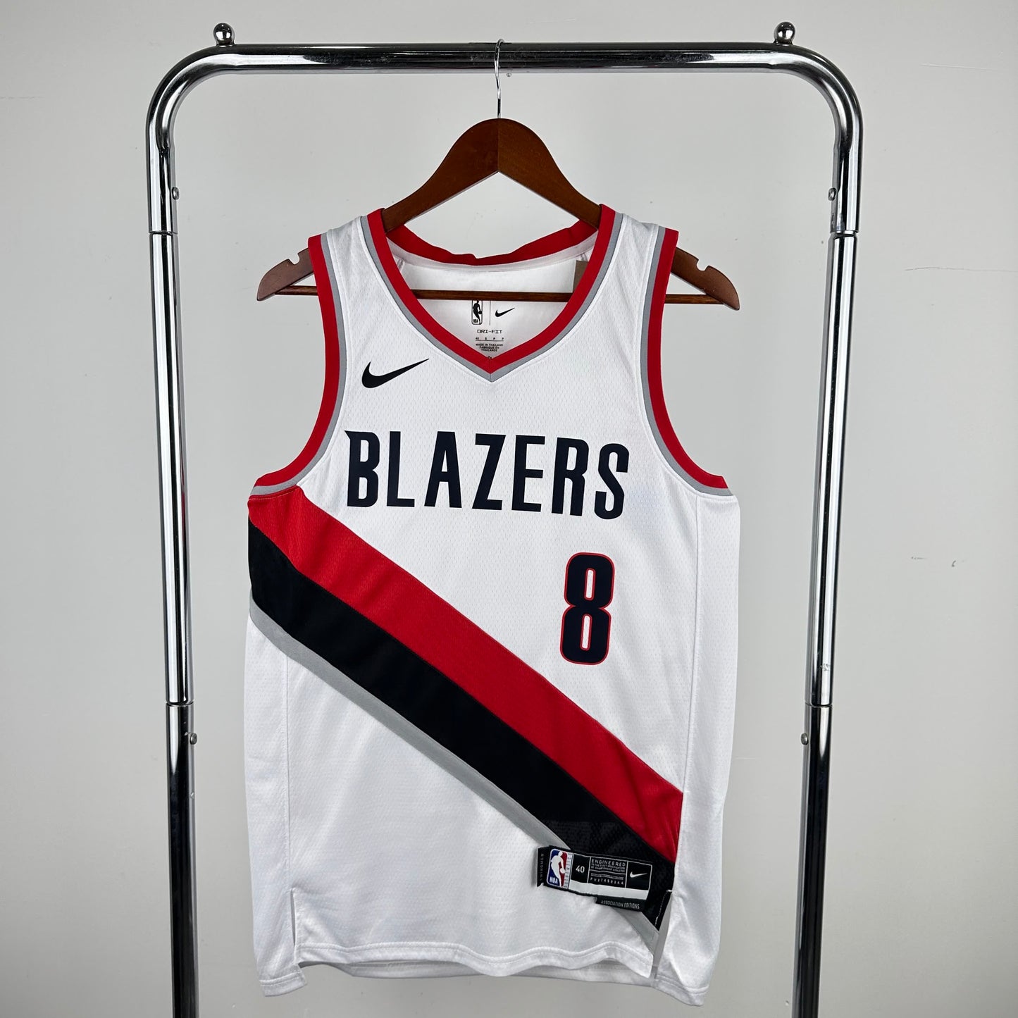 23 season Portland Blazers home white 8 # AVDIJA