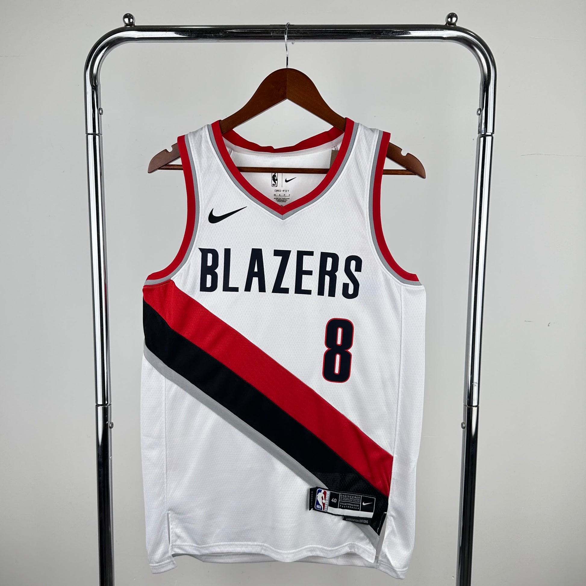 23 season Portland Blazers home white 8 # AVDIJA