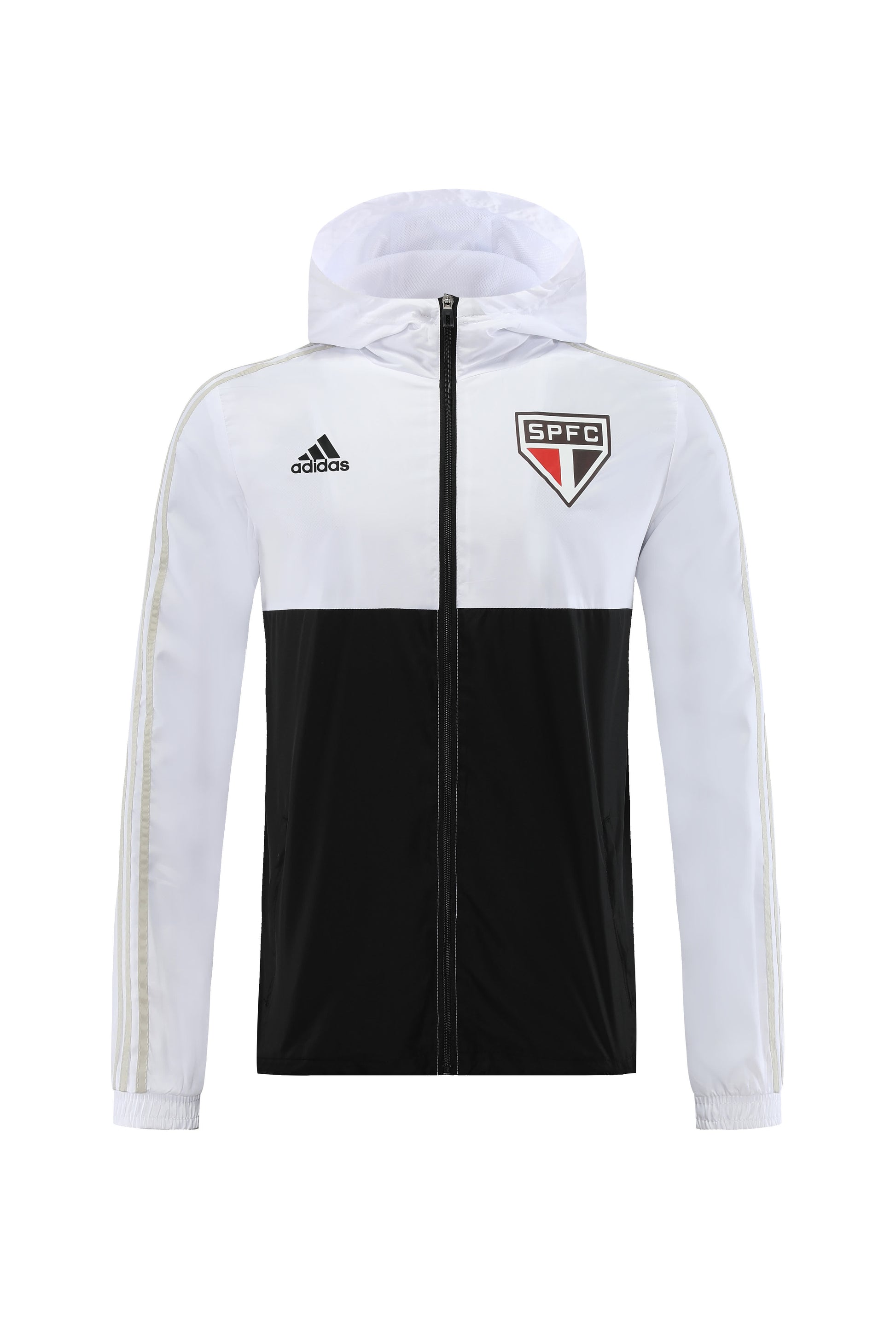 23 Season So Paulo Black and White Windbreaker