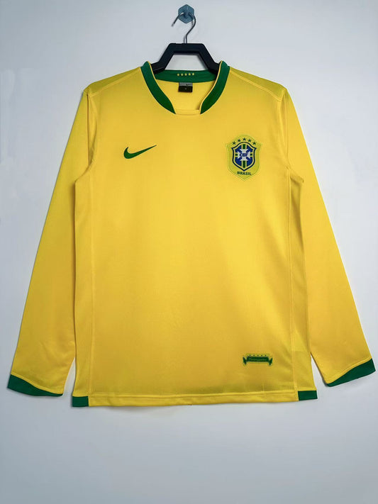 Retro 2006 Brazil home long sleeved S-XXL