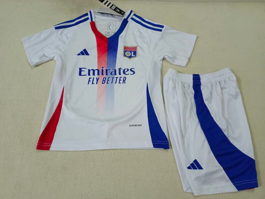 24/25 Kids Olympique Lyonnais Home Size: 16-28