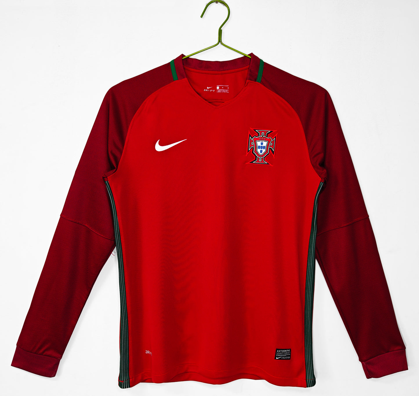 Retro 2016 Portugal home long sleeved S-XXL