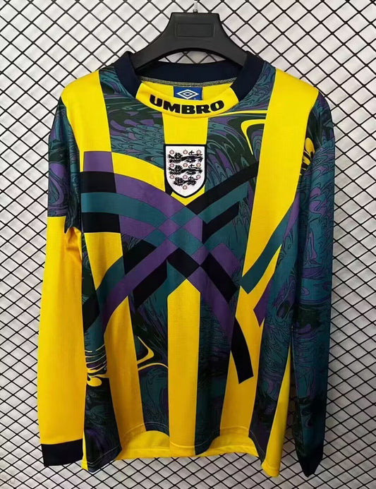 Retro 1994/95 England goalkeeper long sleeved S-XXL